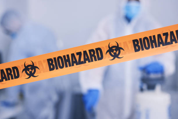 Professional Biohazard Cleanup technician working in Manchester, WA